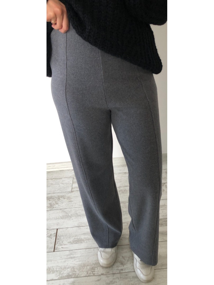 Gri Renk Premium Rahat Kesim Triko Eşofman Pantolon
